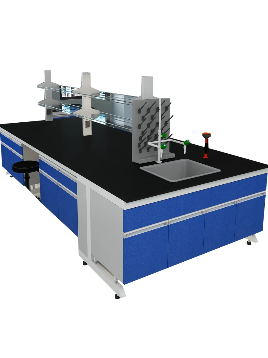 Lab Table With Sink Laboratory Workbench Steel Wood Laboratory