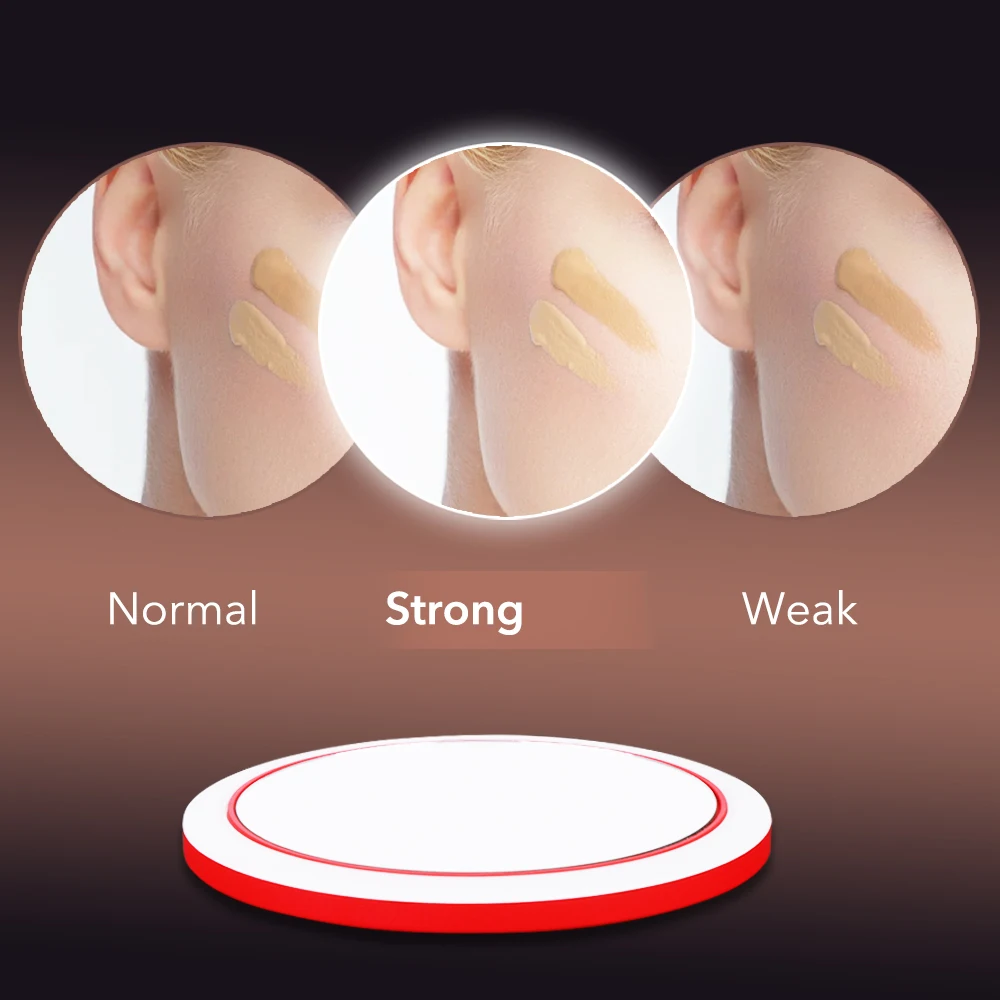 Hailicare Wholesale Round Shape Wireless Charging Light Led Makeup Mirror With Light.jpg