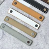 Leather Pull Handle Europe Style Soft Minimalist Door Cupboard Drawer Kitchen Cabinet Dresser Knobs Furniture Hardware C-2383