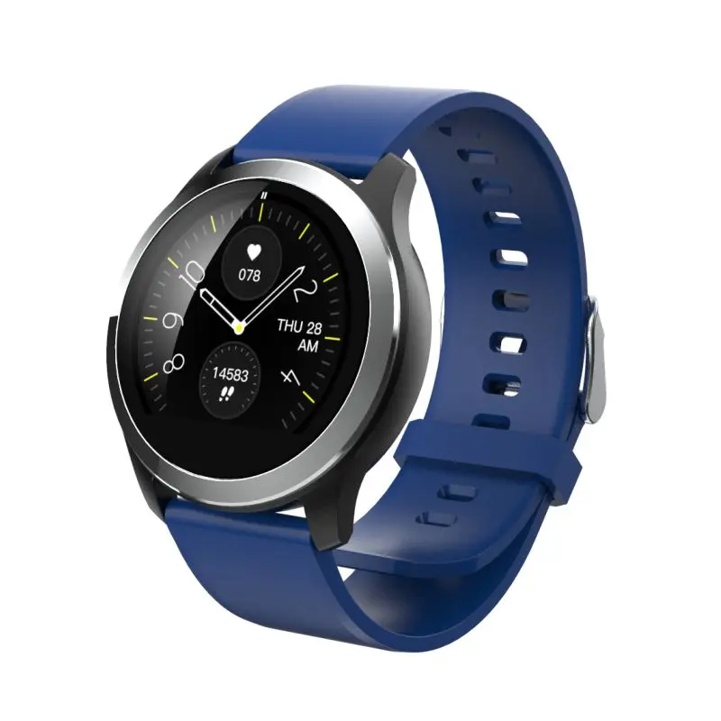 ce rohs智能手表支持连续检测心率全触摸屏防指纹计步器睡眠监测2019