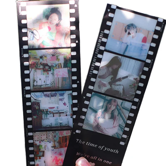 Custom Printed Transparent PVC Film Kpop Bookmarks - Promotional