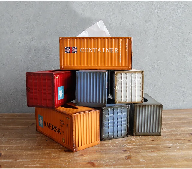 tissue box container