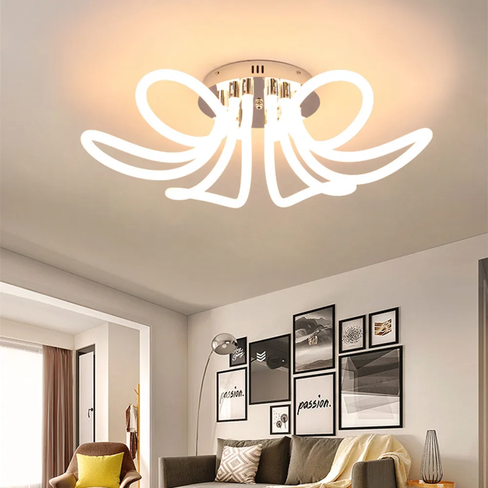 New style graceful led mounted ceiling lights creative artistic indoor ceiling lamps for living room
