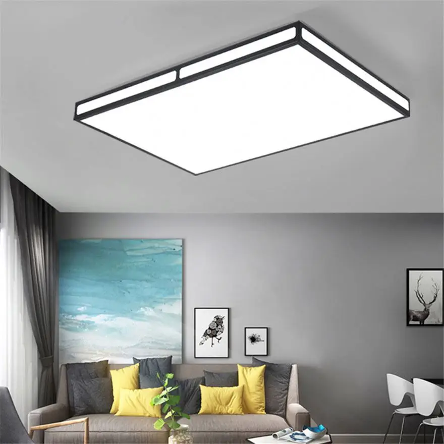 96 Watt Embedded Surface Mount Living Room 30W Square Lamp Led Fixtures Lamps For Home Lights Modern Ceiling
