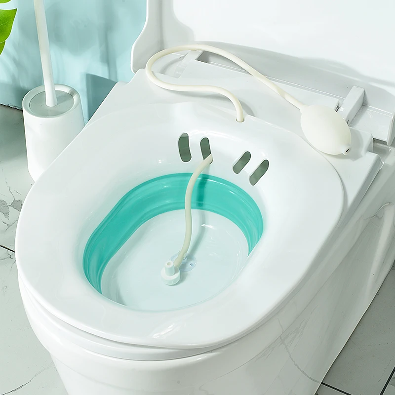 Portable Folded Sitz Bath Feminine Hygiene Products Vagina Steamer Seat