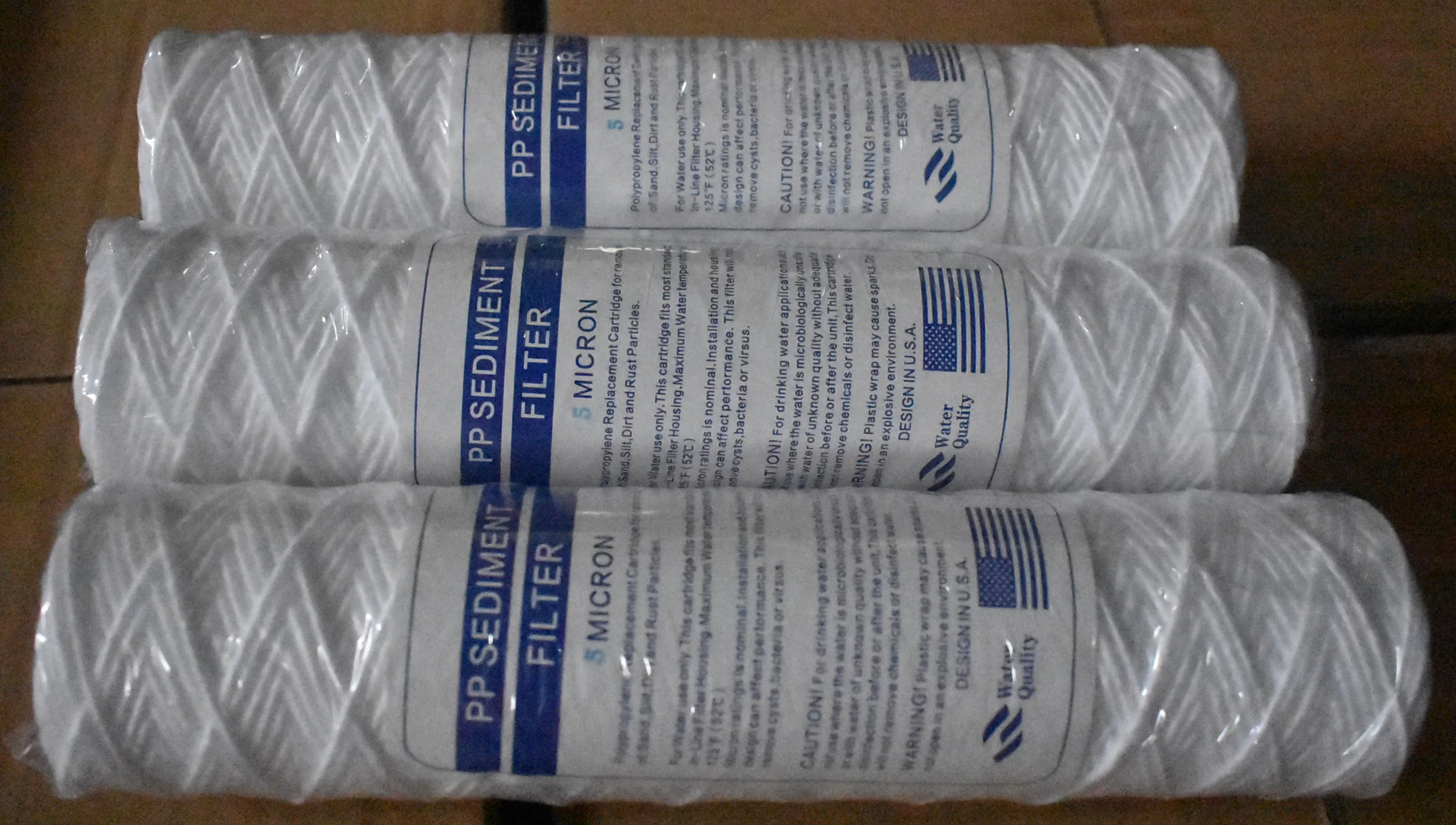 high quality Pp wire String Wound Water cartridge 0.5 micron water filter
