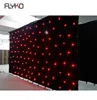 Indoor LED Effect Light LED star Curtain Cloth for Wedding Birthday Party Event Celebration Backdrop 3.5x6m