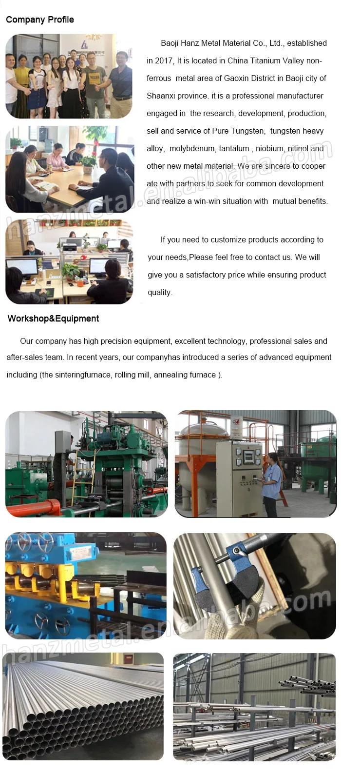 hanzmetal pipe company