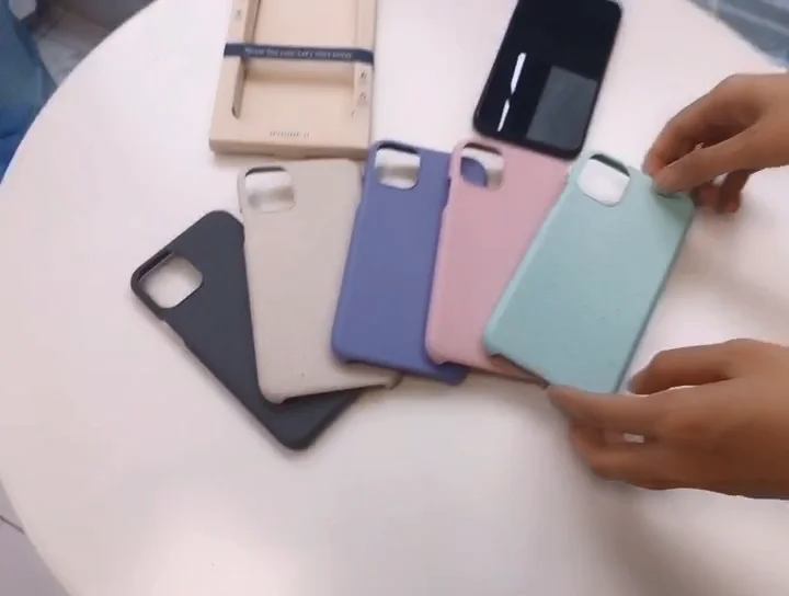 Natural Plant Raw Materials Bulk Cell Phone Case Recycled Sublimation