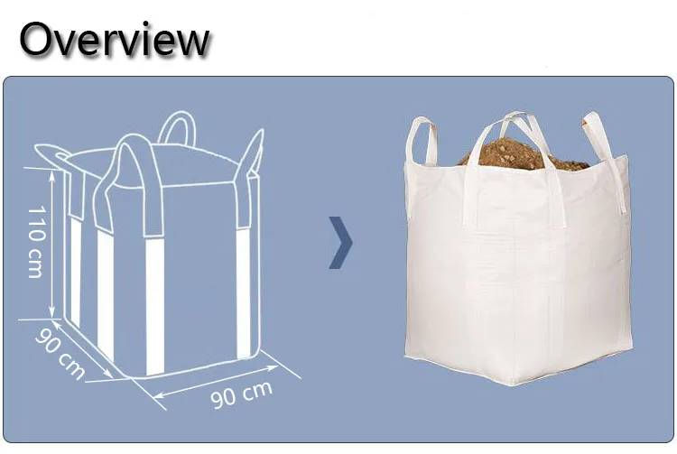 Waterproof Large Heavy Duty Bags Bulk Ton Sacks Rubble Garden Grey