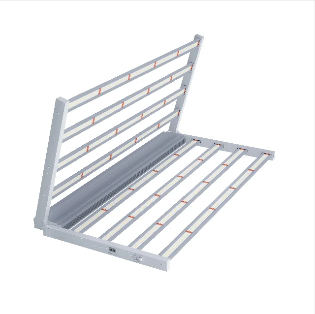 Horticulture Full Spectrum Foldable Adjustable Spectrum LED Grow Light Bar 8 Strips 680W Dimmable 180 Degree Indoor Plant