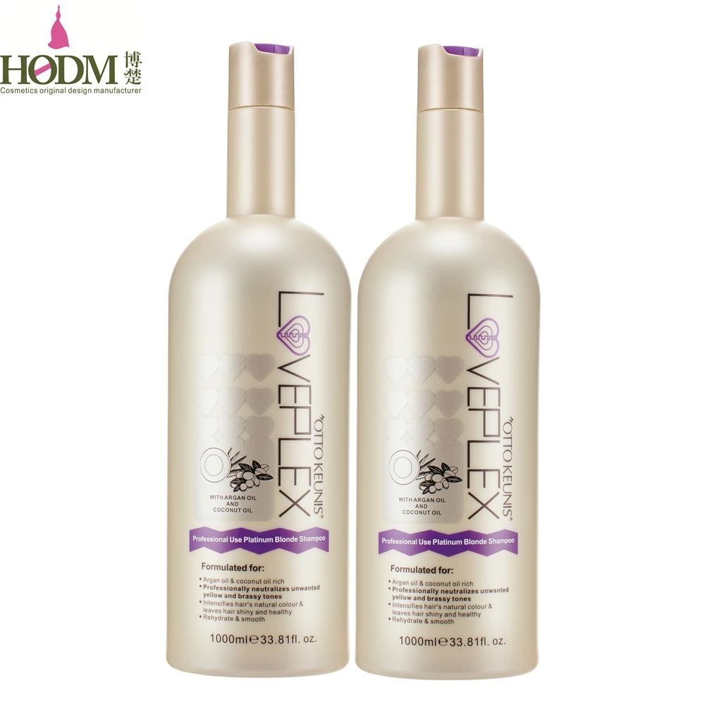 Professional Salon Blonde Hair Purple Shampoo Bleaching Yellow