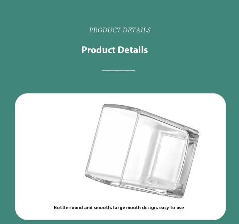 product luxurious empty square glass candle jars with wood lid printed for decorative use-2