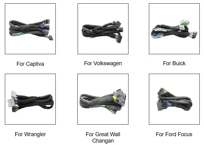 Automobile wire harness professional audio stereo dsp wiring harness for peugeot radio - ANKUX.COM