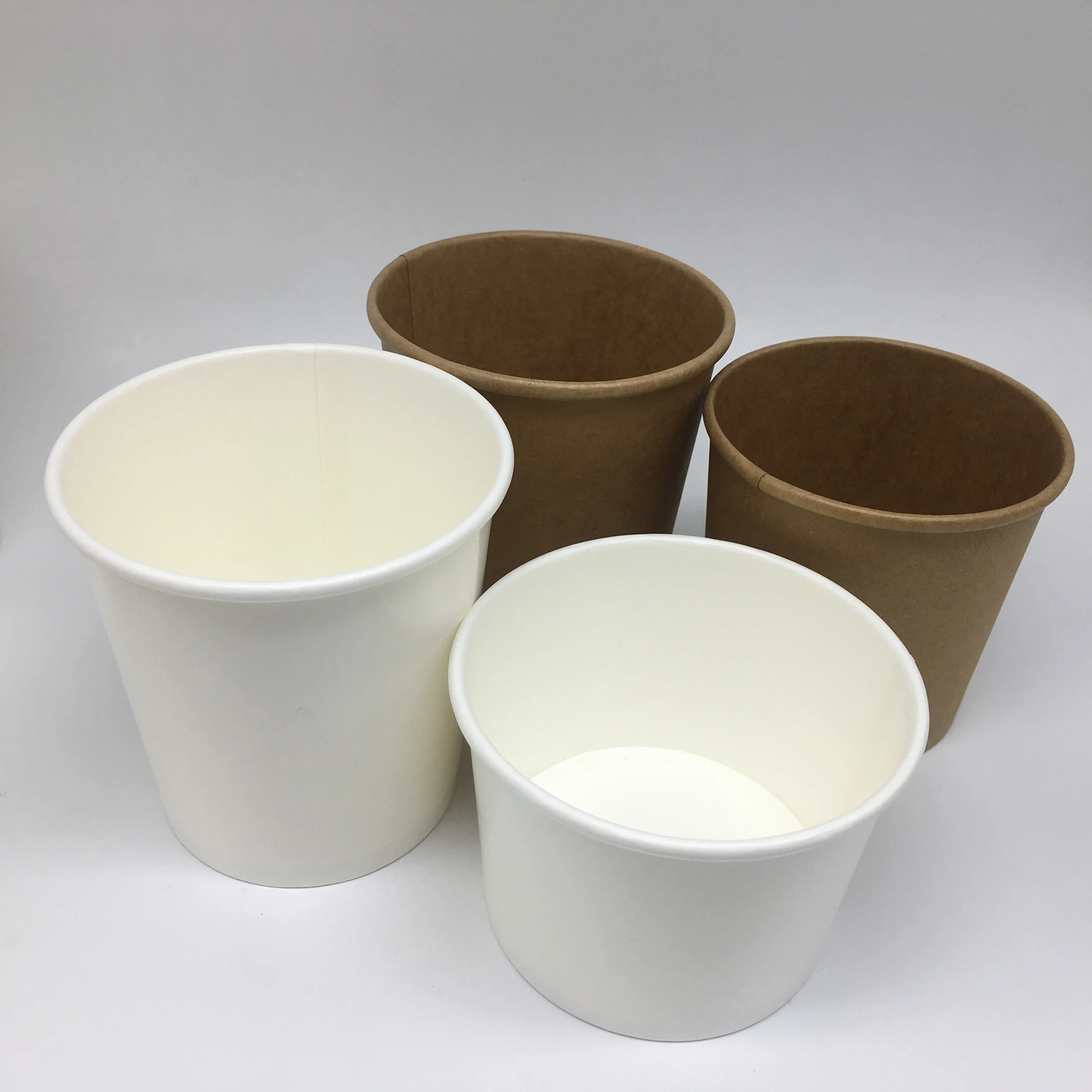 Colorful Durable 30g Cup Sauce Filler 2oz Bamboo Paper Portion Bowl 2