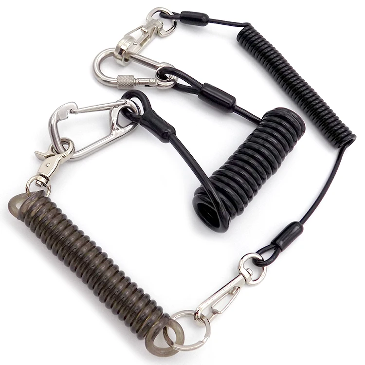 Spring Coil Tools Safety Lanyard For Steeplejack Working At Heights ...