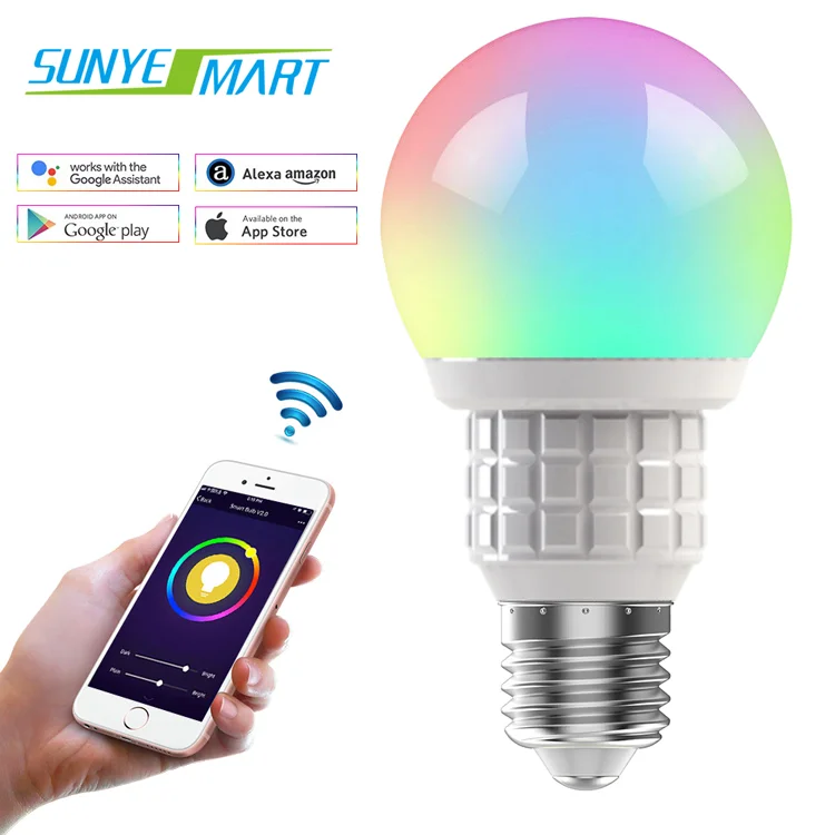 2019 New Design Energy Saving Wireless Bulb Best Selling Smart Home Products High Lumen Led Wifi Tuya Smart Lamp