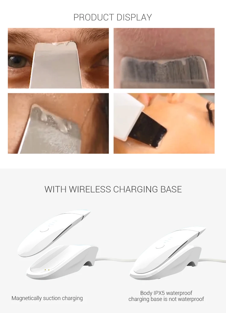 Professional Face Care Machine Ultrasonic Skin Scrubber