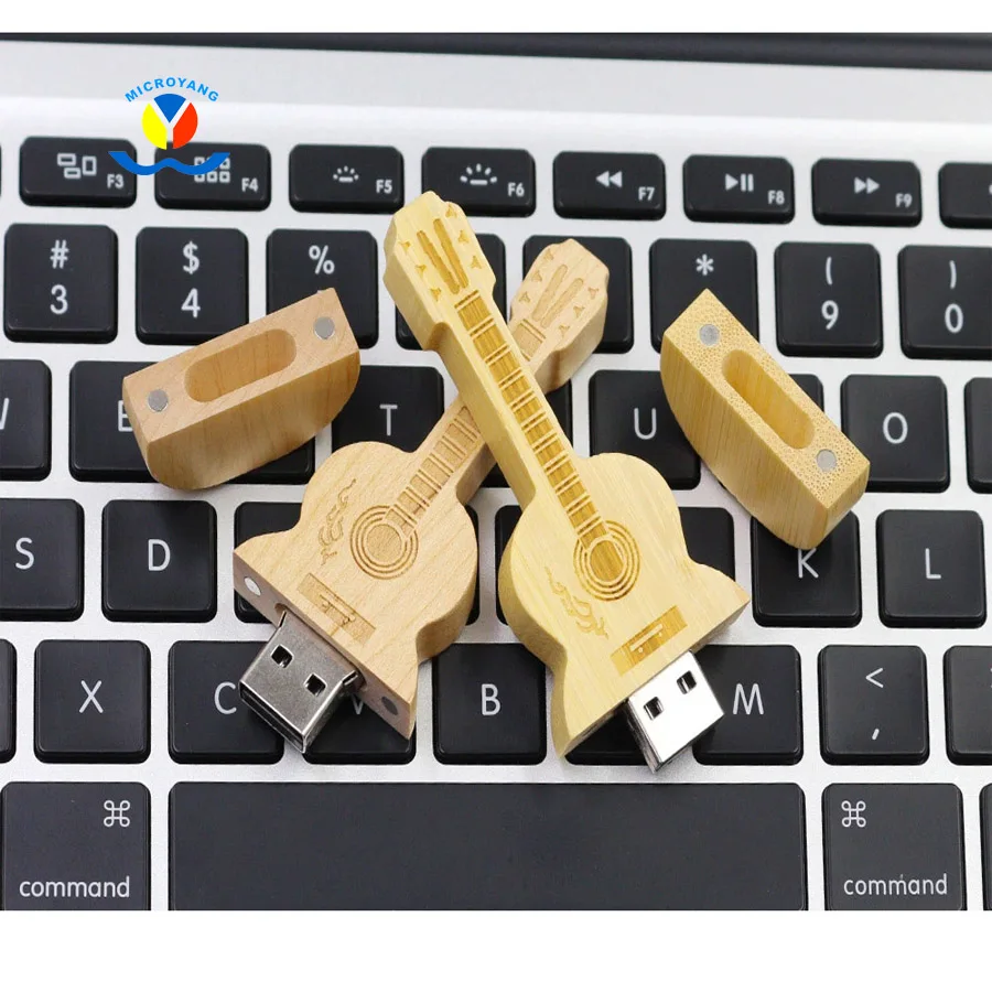 Wholesale custom logo rotating +box USB stick swivel wooden flash drive with 2gb 8gb custom design - ANKUX.COM