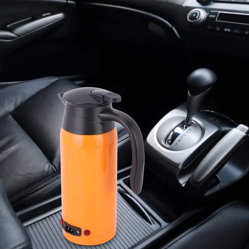Car Electric Water Kettle 800ml 12v 24v Large Capacity Portable