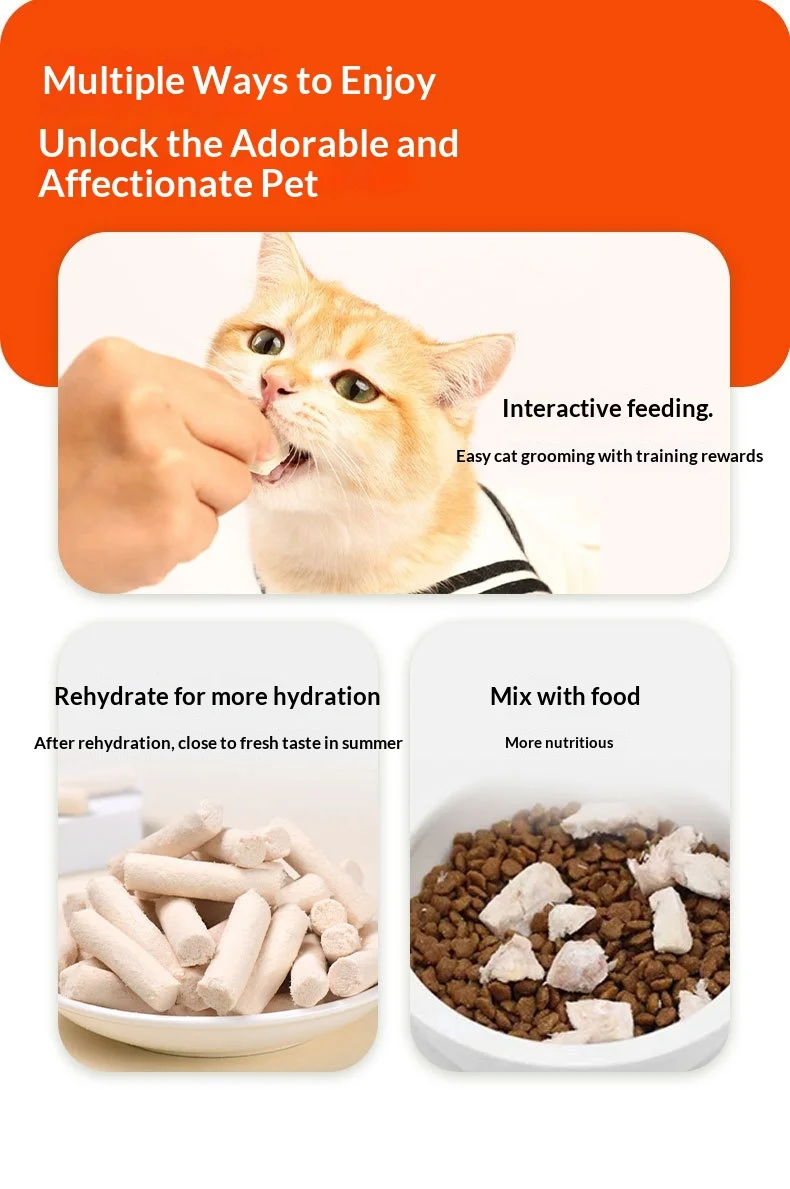 Freeze Dried Chicken & Goat Milk Stick with Cranberry for Cats & Dogs-Tooth Cleaning Molar Healthy Snack From Qingdao manufacture