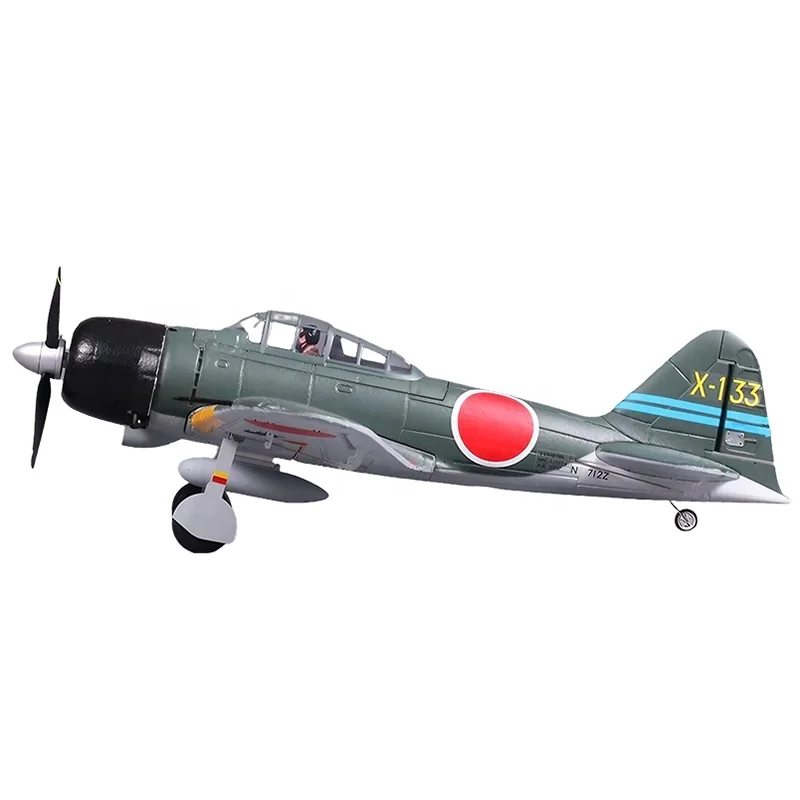 FMS 800mm Zero A6M3 V2 RC Fighter - Powerful & Fun Model Plane