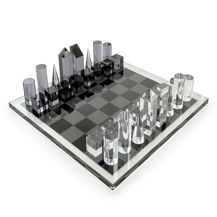 Custom Luxury Acrylic Plastic Chess Set Lucite Chess Pieces - Buy ...
