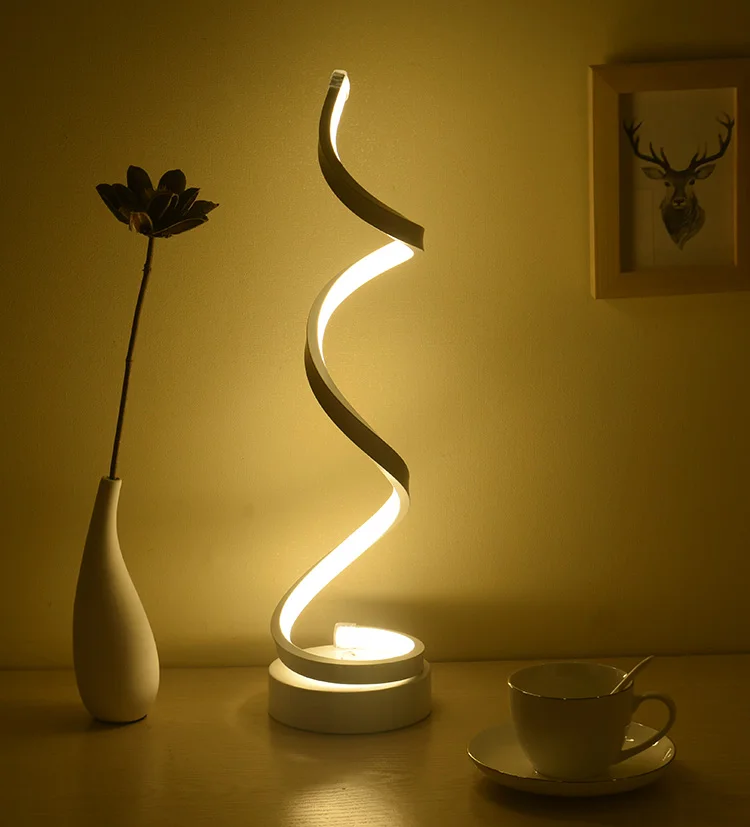 Minimalist Home Decor Led Table Lamps Restaurant Living Room Artistic ...