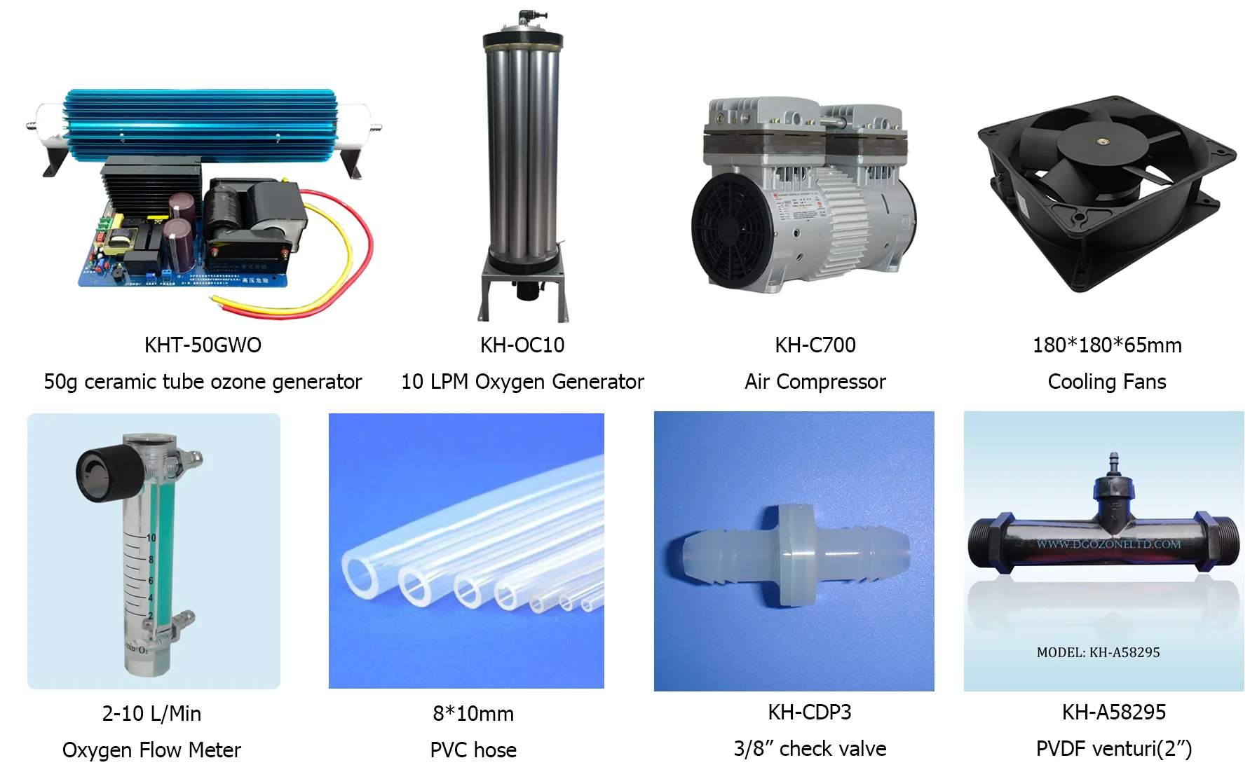 50g Ozone Generator Parts Ceramic Tube Ozone Generator Water