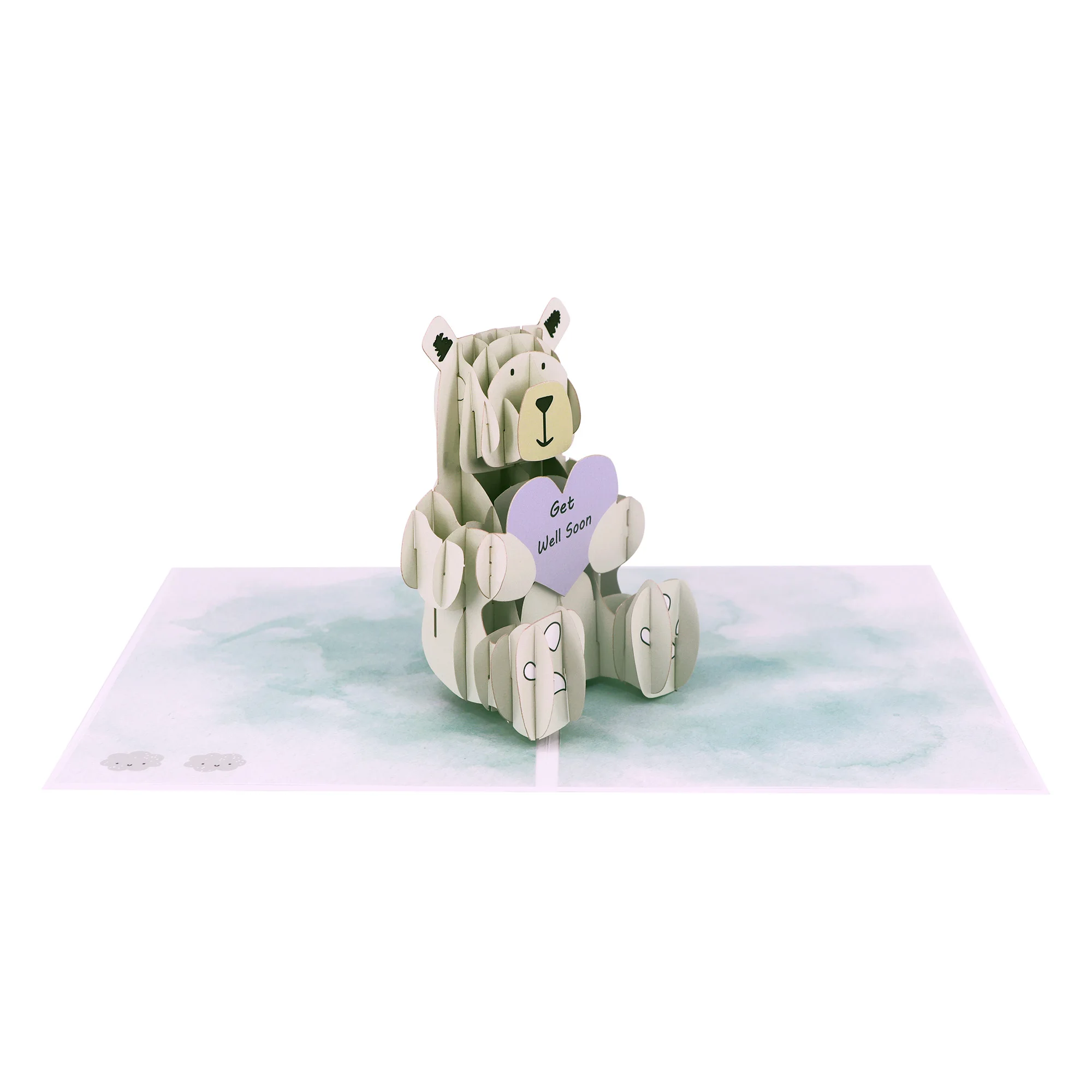 personalized 3d popup sympathy get well soon greeting cards