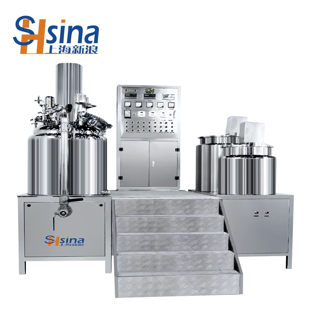 Food Industry Vacuum Homogenizer Emulsifier Mixer Machine China The