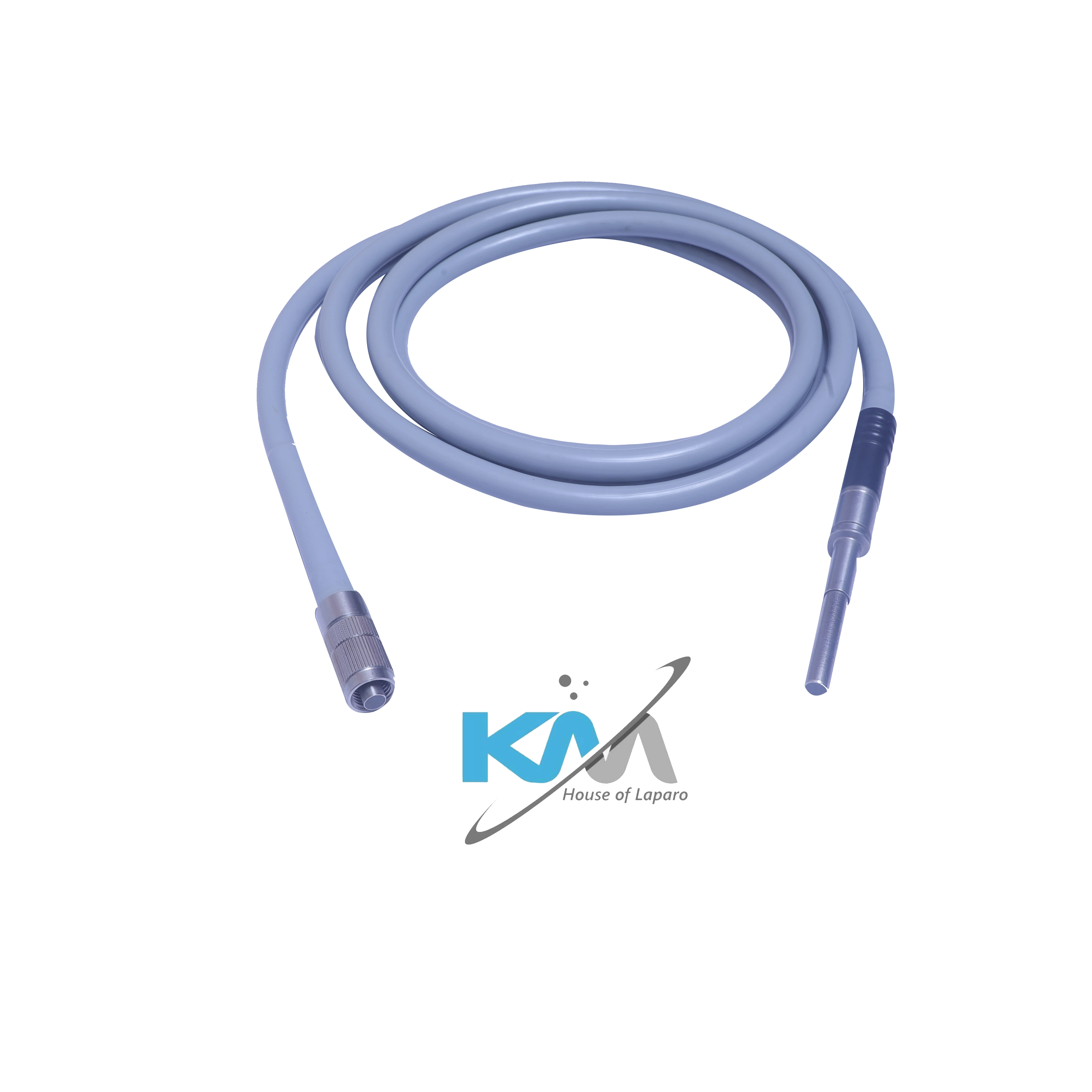 Surgical  fiber optic cable  with connector