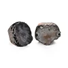 Antique Black Finger Rings Jewelry Man Ring Natural Gemstone Druzy Geode Agate Designs Stone Mens Stone Rings For Men