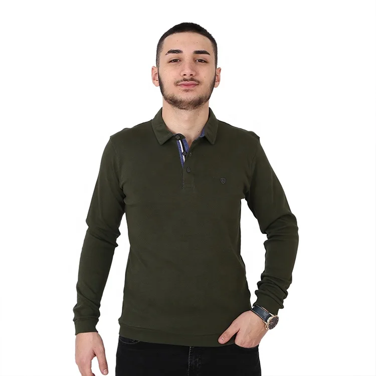 Camiseta De Cuello Polo Para Hombre,Camiseta De Algodón 100,Color  Caqui,Talla Xxl,Venta Al Por Mayor En Fábrica,Listo Para Enviar - Buy 100%  Algodón Casuan Hombres Sudadera,Estilo Europeo Sudadera Lisa,De Alta  Calidad De La