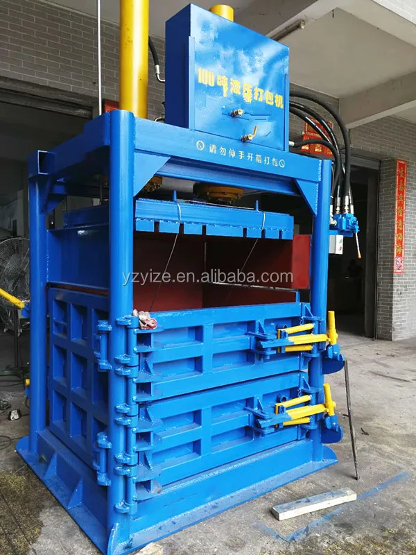 Hydraulic Cardboard Baler Machine For Plastic Waste Paper Pet Bottle