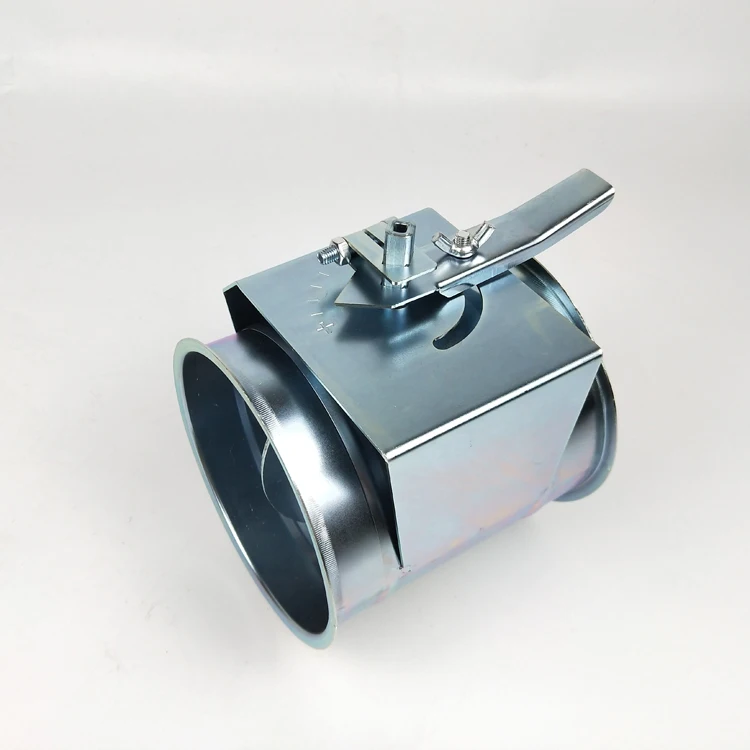 Circular Butterfly Damper With Damper Regulator Buy Ductwork