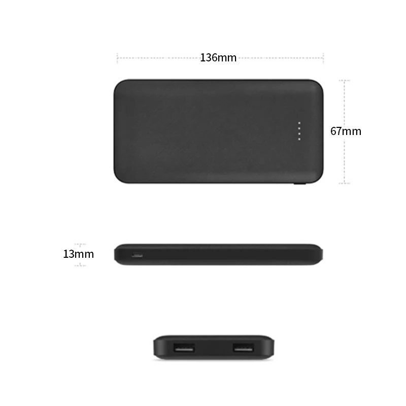 consumer electronics mobile slim power bank 10000mah powerbank for phone - ANKUX.COM