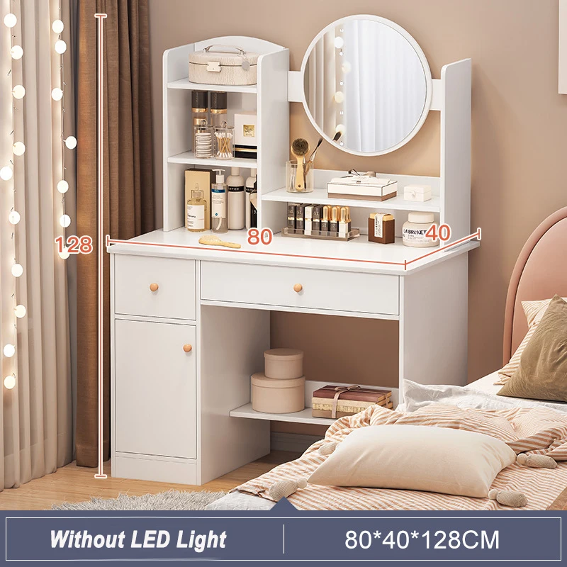 Factory Price Makeup Vanities Table Set With Led Mirror Vanity Desk For