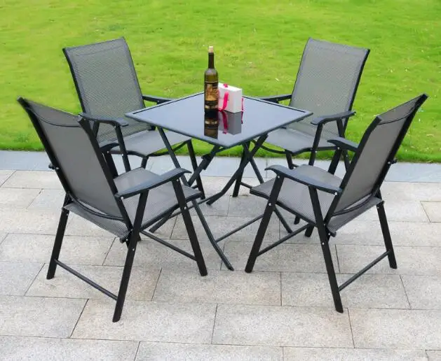 Cheap Outdoor Folding Garden Chair Steel Frame - Buy Garden Furniture