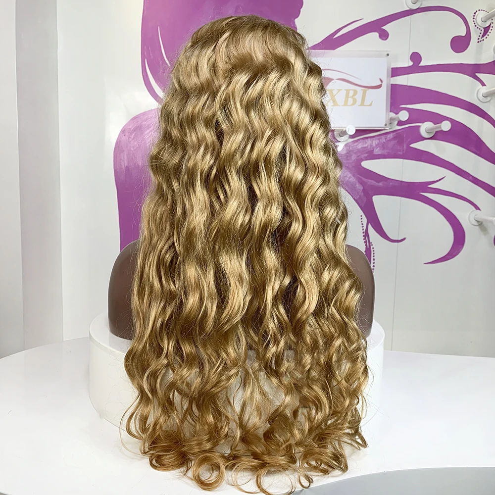 
150% 180% Density Brazilian Virgin Pre Plucked Yellow U Part Wig,Two Bundles Lace Front Wig,Best seller in Market 
