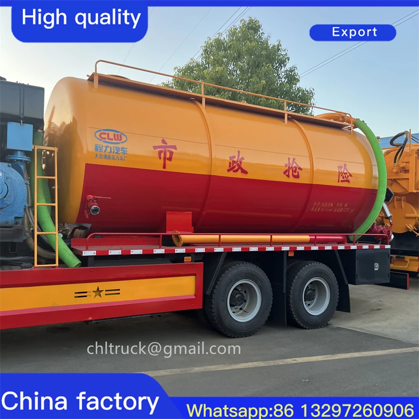 High Quality Factory Fecal Cleaning 6x6 Vacuum Howo Sewage Suction ...