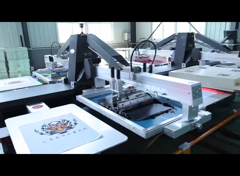 Full Servo Automatic Oval 2-24 Colors Screen/silk Printing Machine ...