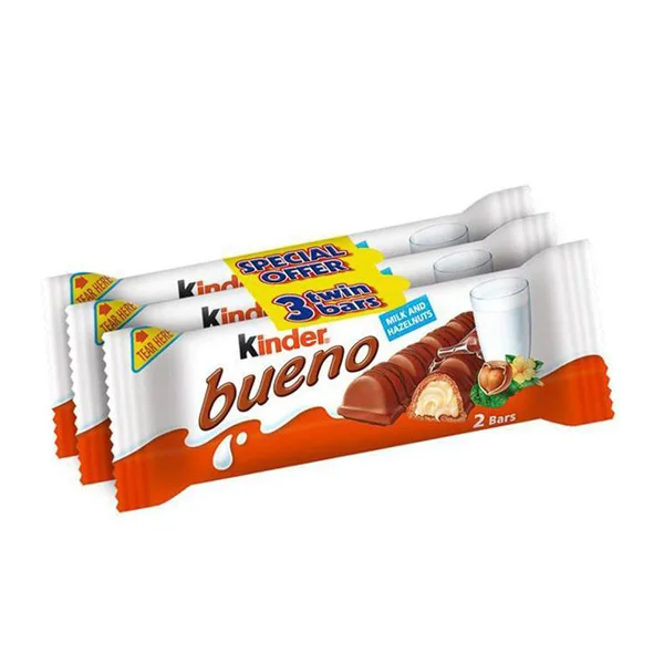 
New arrival Colorful bueno 3 pack chocolate bar 