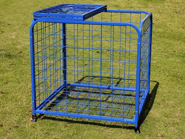 Small size Foldable Movable basketball and soccer ball cart with a wheel