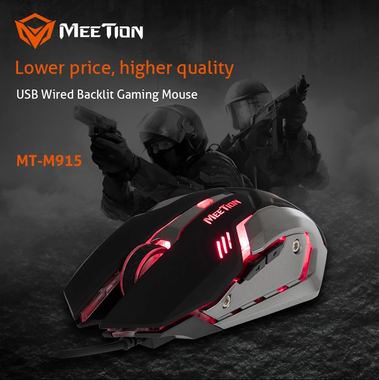 MeeTion M915 Popular 6D Normal Size Brand Name Computer Mouse Of Meetion