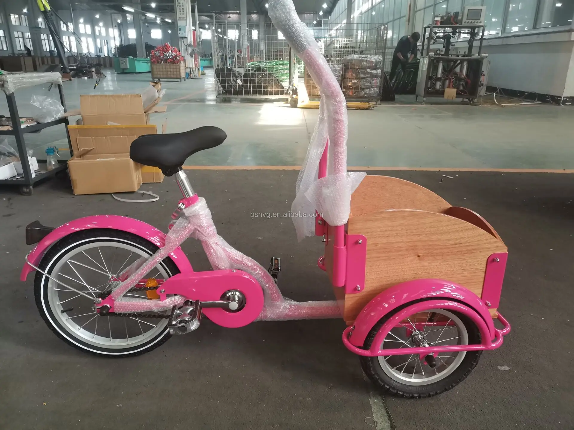 Children Bucket Bike Kids Tricycle With Box Children Cargo Bike