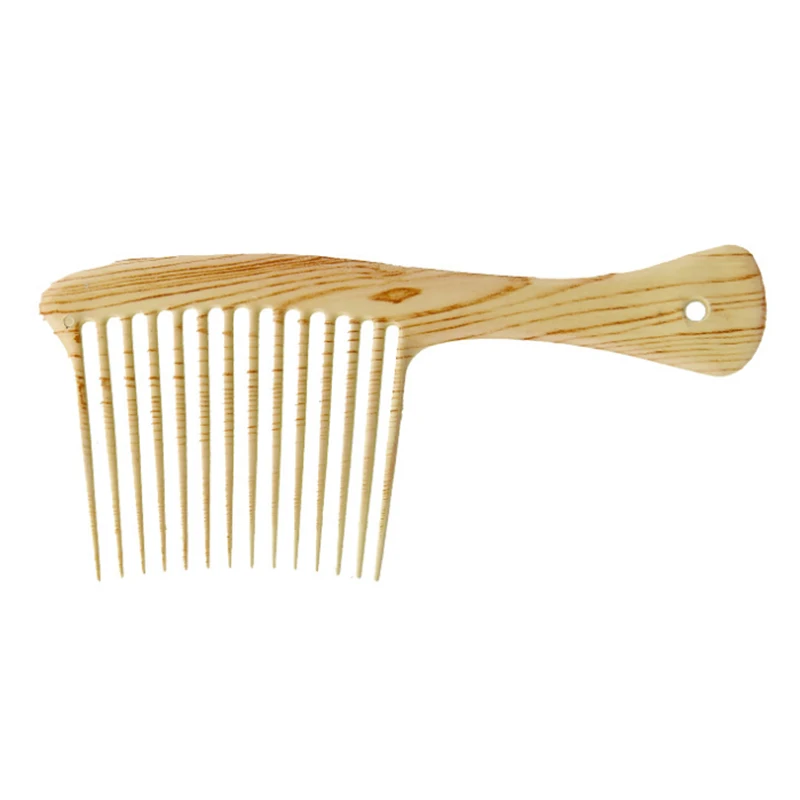 Wood Grain Large Wide Tooth Plastic Hair Rake Comb For Curly Hair Buy