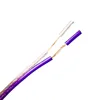 Gold Silver speaker wire Transparent Purple White oxygen free copper 2x2.5mm2 2x1.0mm Hifi 2x4mm audio Speaker Cable wire