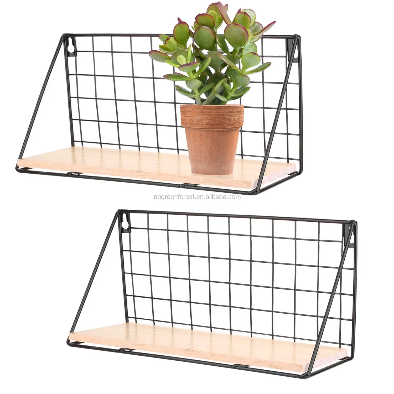 壁挂式浮动货架