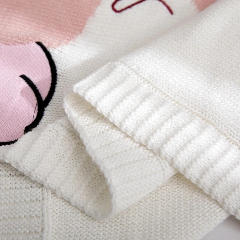 Wholesale 100% cotton baby children knitted cotton blanket